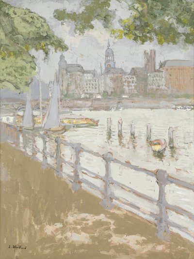 Blick auf die Binnenalster, 1913 von Edouard Vuillard